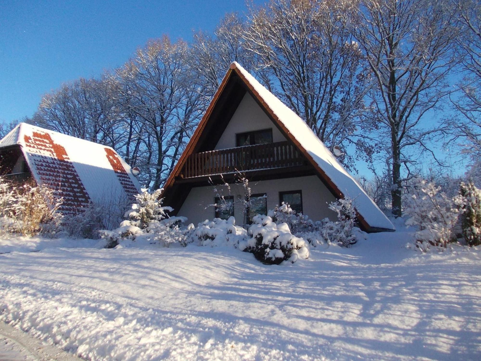 Finnhaeuser Am Vogelpark - Haus Hanni Marlow Exterior photo
